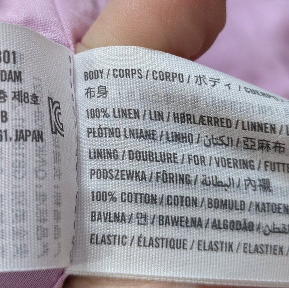 Abercrombie & Fitch Purple Scalloped Sleeveless Crop Top S - Picture 6 of 7